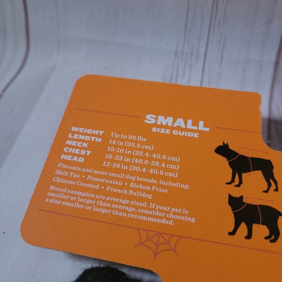 Halloween Pet Sweater Dog or Cat New Size S - Picture 5 of 5